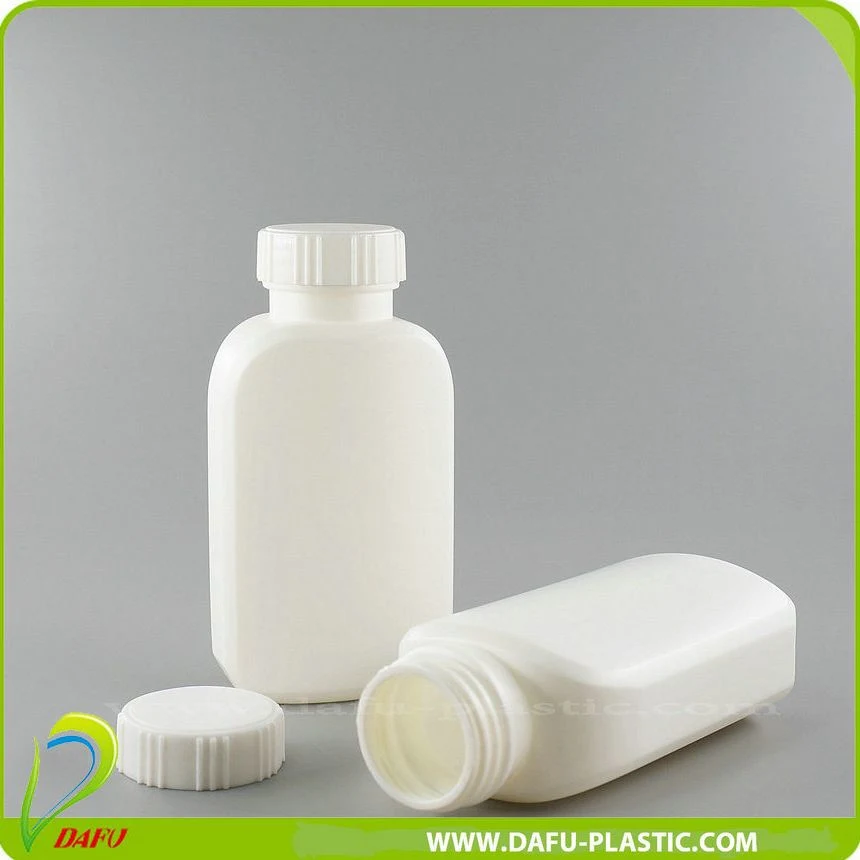 Sample Customization 50ml-60ml HDPE White Platode Shape Plastic Pharmaceutical Bottle