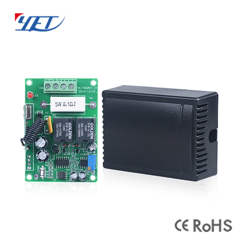 2CH Wireless 433.92MHz receptor de controle remoto RF para PC402ainda Garagem-Jr