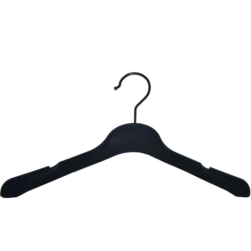 Ladies Wedding Dress Velvet Flocking Hangers Custom Logo