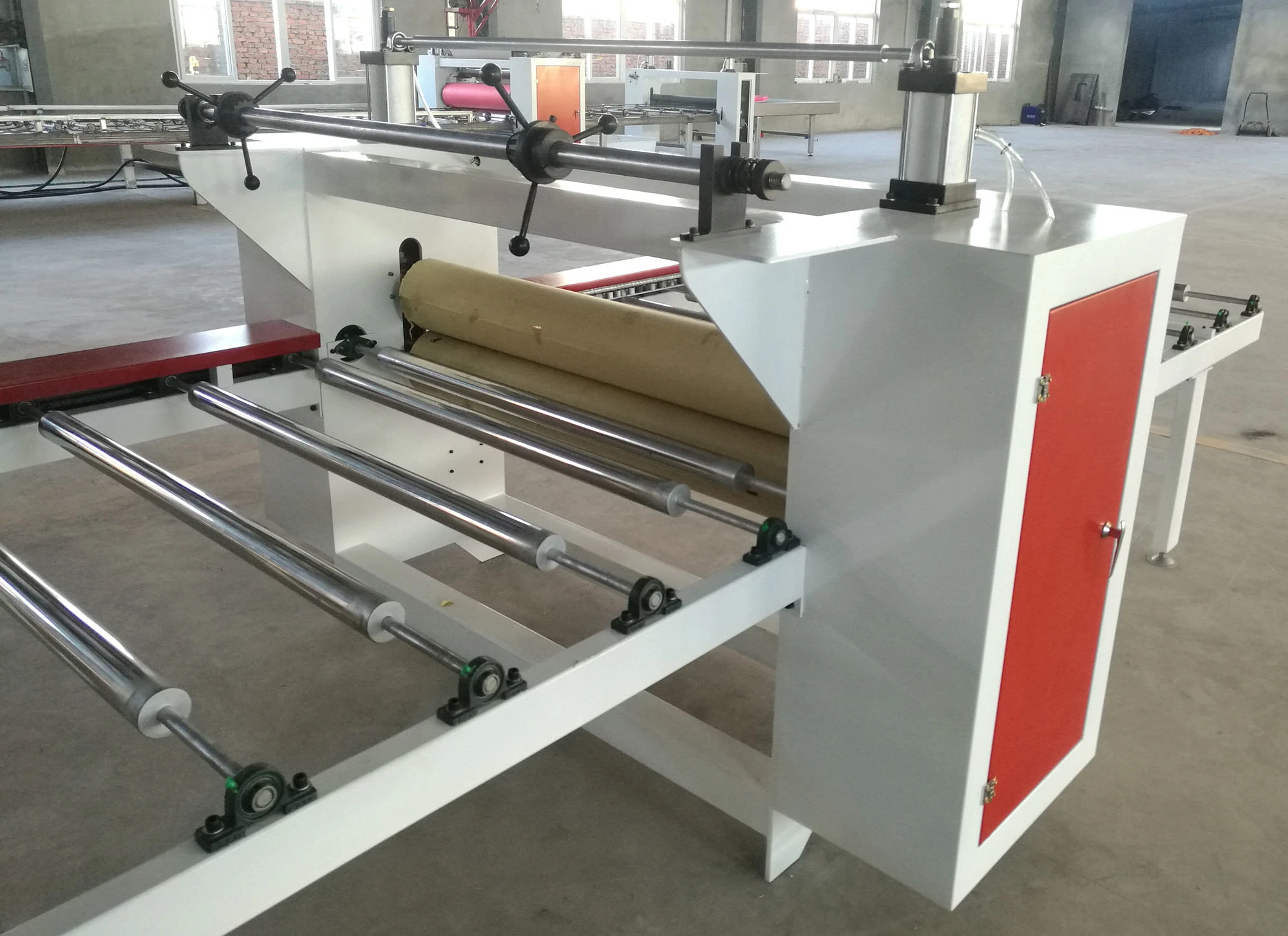 Woodworking Automatic Laminating Machine PVC Film Sticking Machine