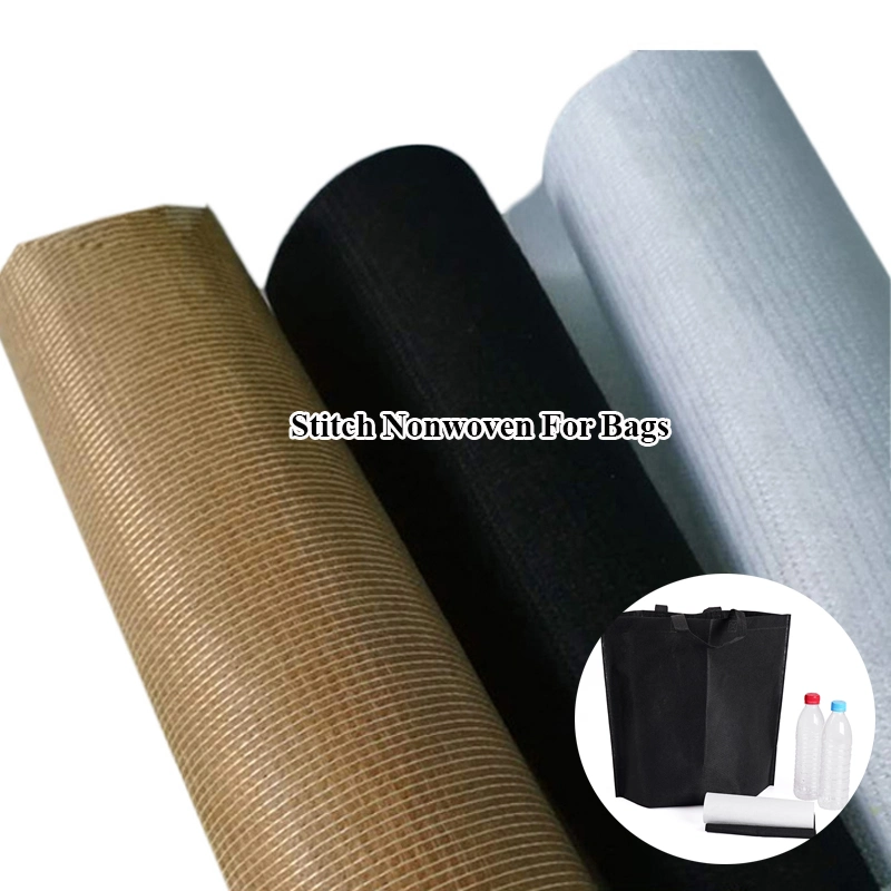 100% Recycled Polyester Roofing Non Woven RPET Stitchbond Nonwoven Fabric for Shopping Bags