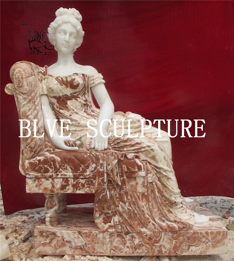 Manufacture Marble Stone Carving Beauty Statue Sculpture Garden Decoration Mfsg-91
