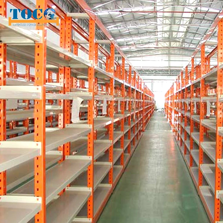 China Industrial Light Heavy Duty Warehouse Storage Pallet Boltless Rivet Angle Metal Steel Shelf