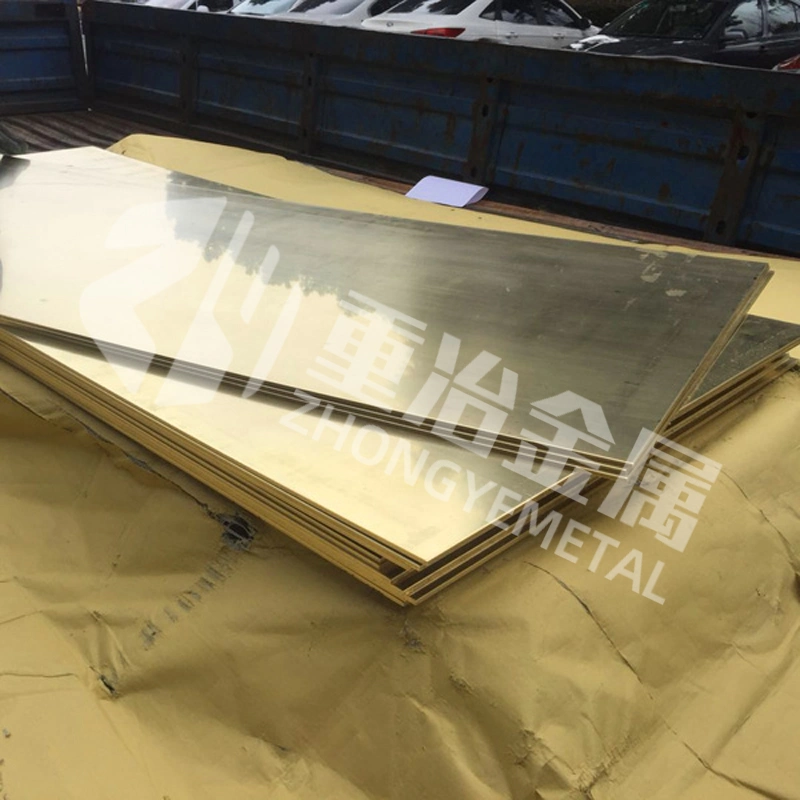 Cátodo electrolítico de cobre galvanizado/aleación de aluminio C22000/C26800/C27000/C274000 H62/H65 99,99%pureza ASTM grueso 1,2/0,8/1,0mm Cobre rojo Placa de latón