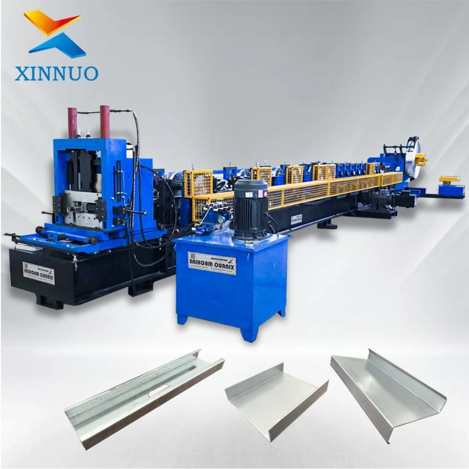 Automatic C/Z/U Steel Purlin Channle Cold Roll Forming Machine