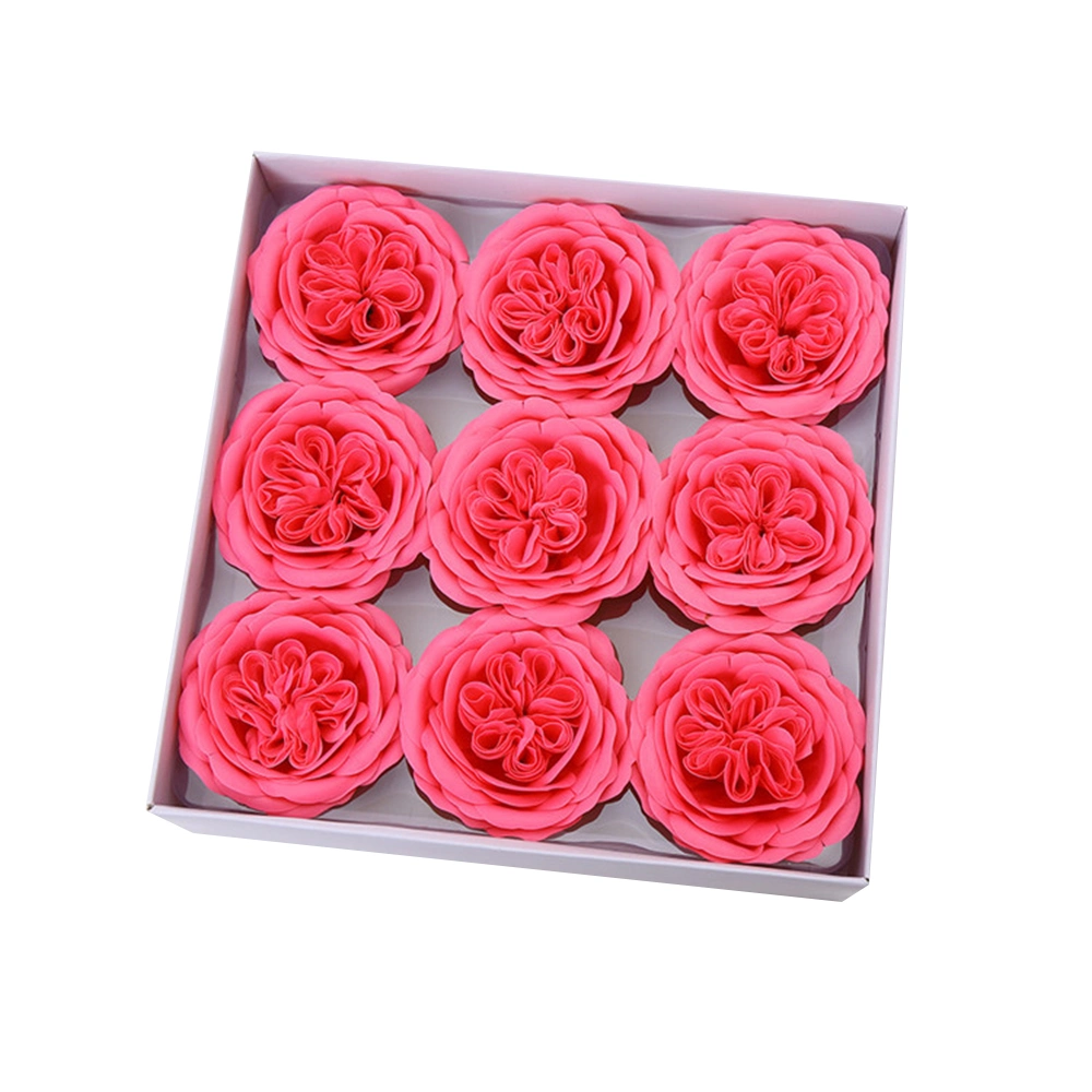 Hot Sale Artificial Soap Austin Flower in Box for Gift