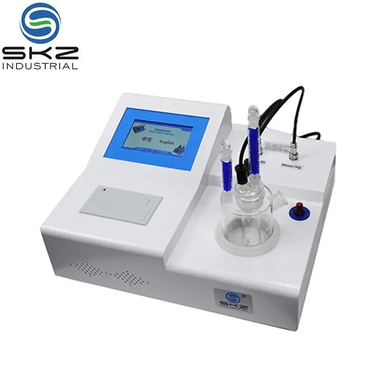 Skz1038b High quality/High cost performance  Digital Auto ASTM D 1744 ISO 760 Karl Fischer Titrator Test Meter Instrument