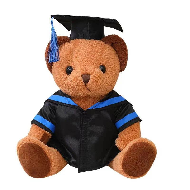 Dr. Cap Teddybär Puppe Plüsch Spielzeug Bachelor Kostüm Bär Puppe Graduation Gedenkgeschenk Custom Logo