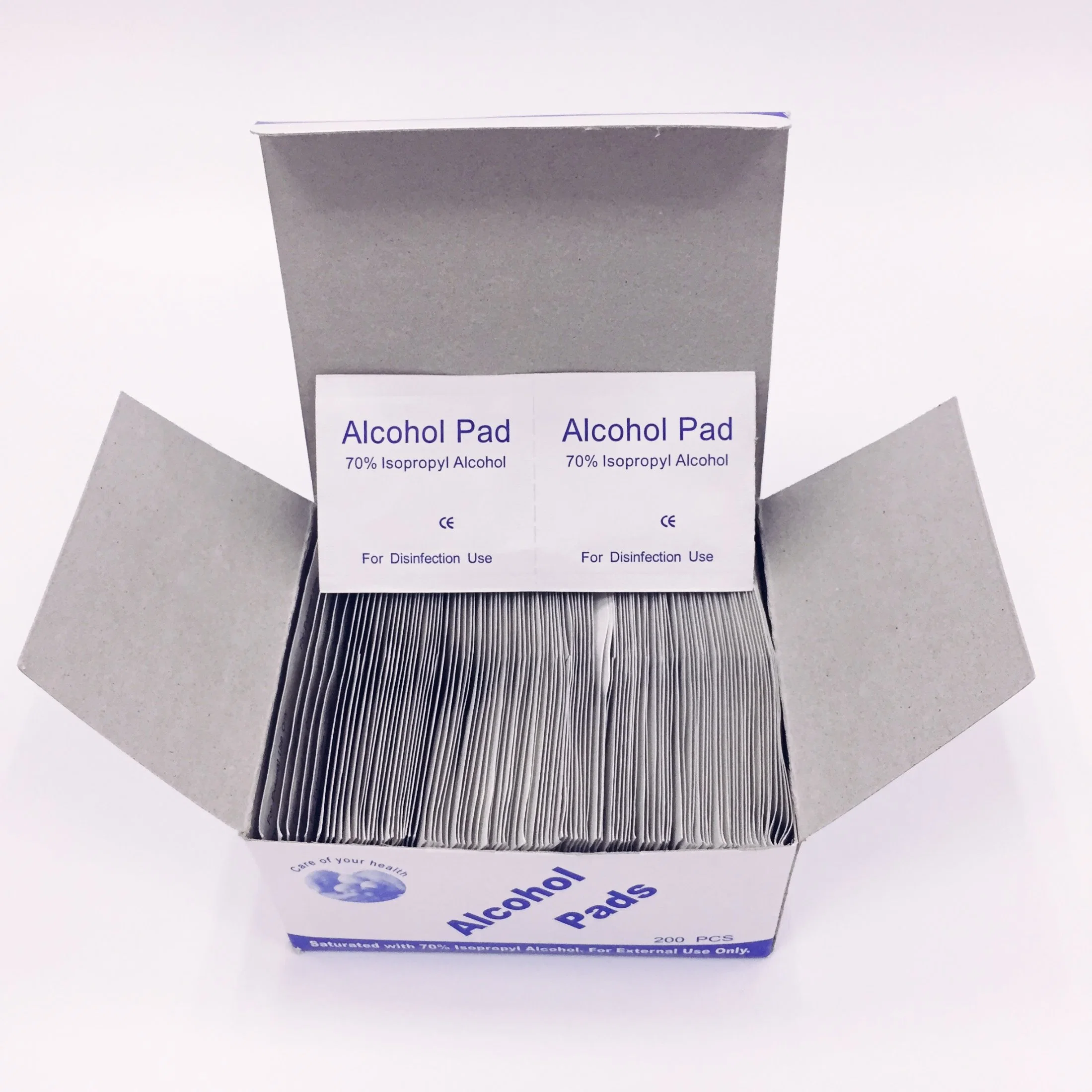 Saturated with 70% Isopropyl Alcohol Prep Pad/Swabs Sterile Pad