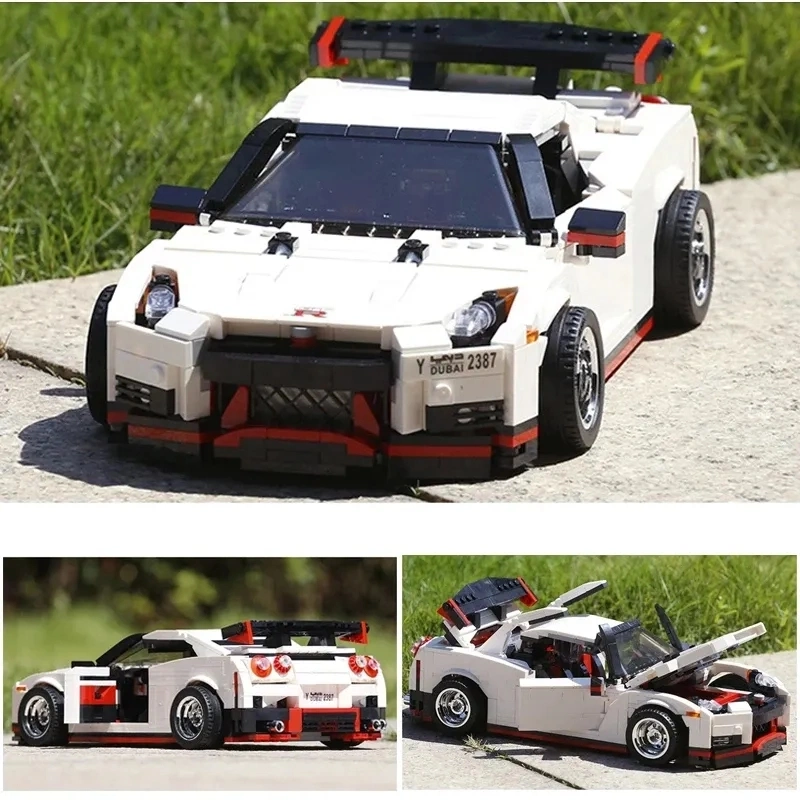 1024 PCS Kids Plastic Toy Boys Gift Creatively Bricks Building Blocks Interesting Children Colorful Model Sport Racing Car Blocks for Kids