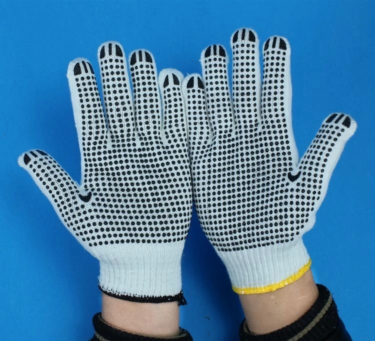 Sicherheit Arbeit Arbeit Arbeit PVC beschichtete Handschuhe Knit Handgelenk für Gartenarbeit