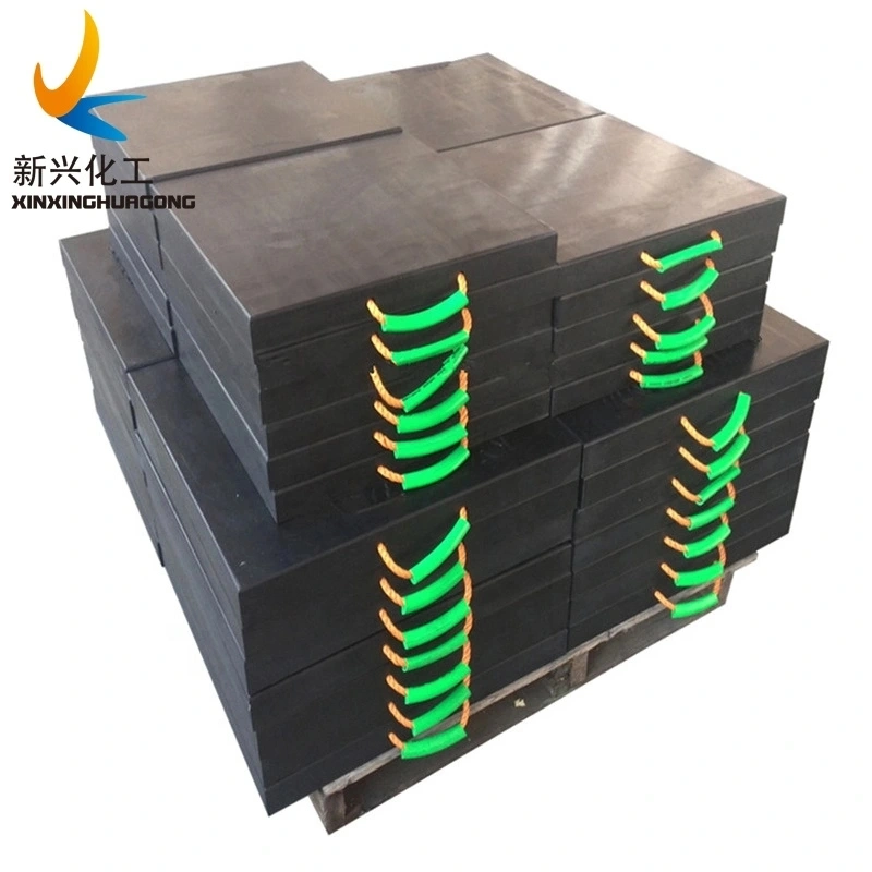 Anti Slip Polyethylene Crane Outrigger Stabilizer Cribbing Pad