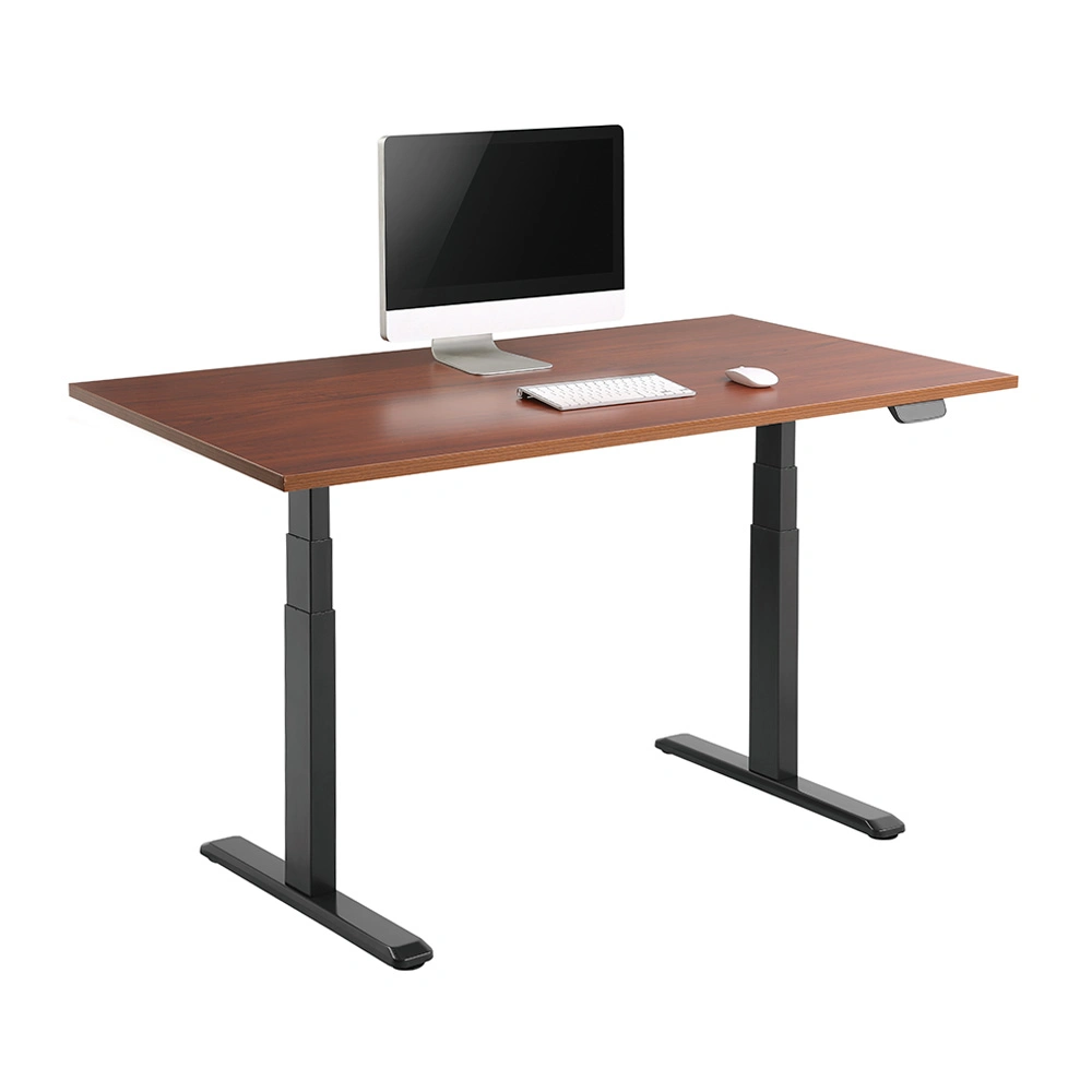 LUMI Manufacture Customized Melamine APP Control Standing Height Adjusted Computer Desk for Home Office