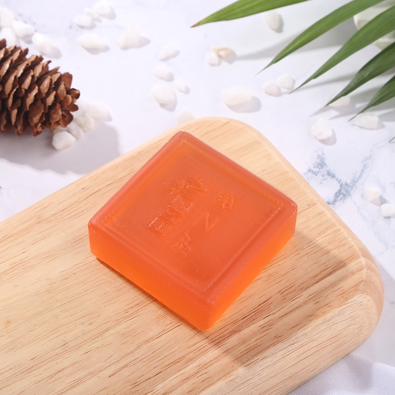 80g Natual Fruit Square Enzyme Moisturizing Essential Oil Handmade Soap