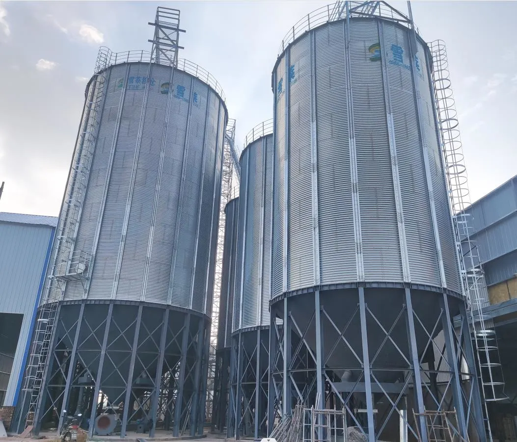 500 1000 1500tons Galvanized Grain Steel Storage Silos Prices