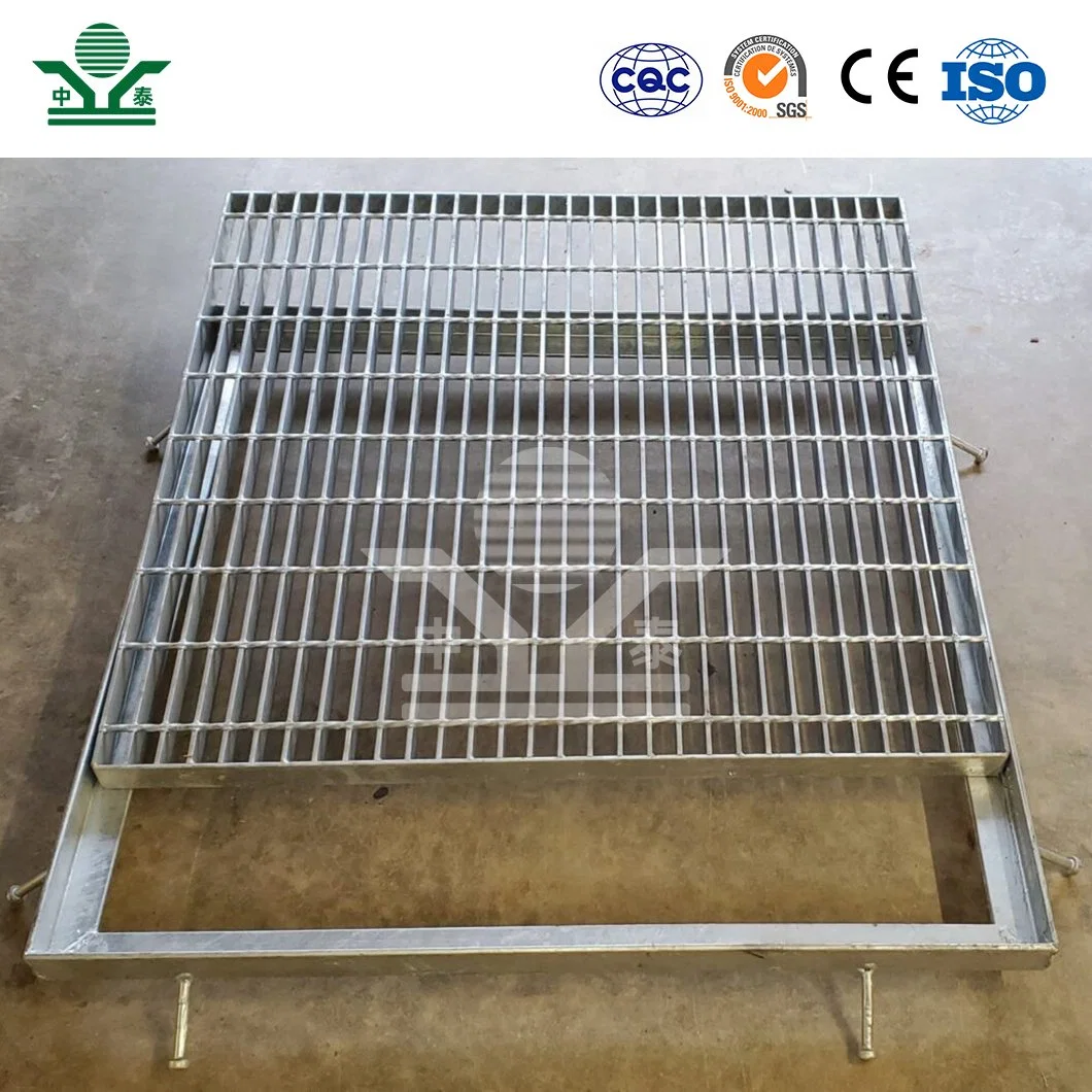 Zhongtai Stainless Drain Grate China Suppliers Road Drain Covers and Grates 1 - 1/4 Inch X 3/16 Inch Aluminium Grating for Walkway