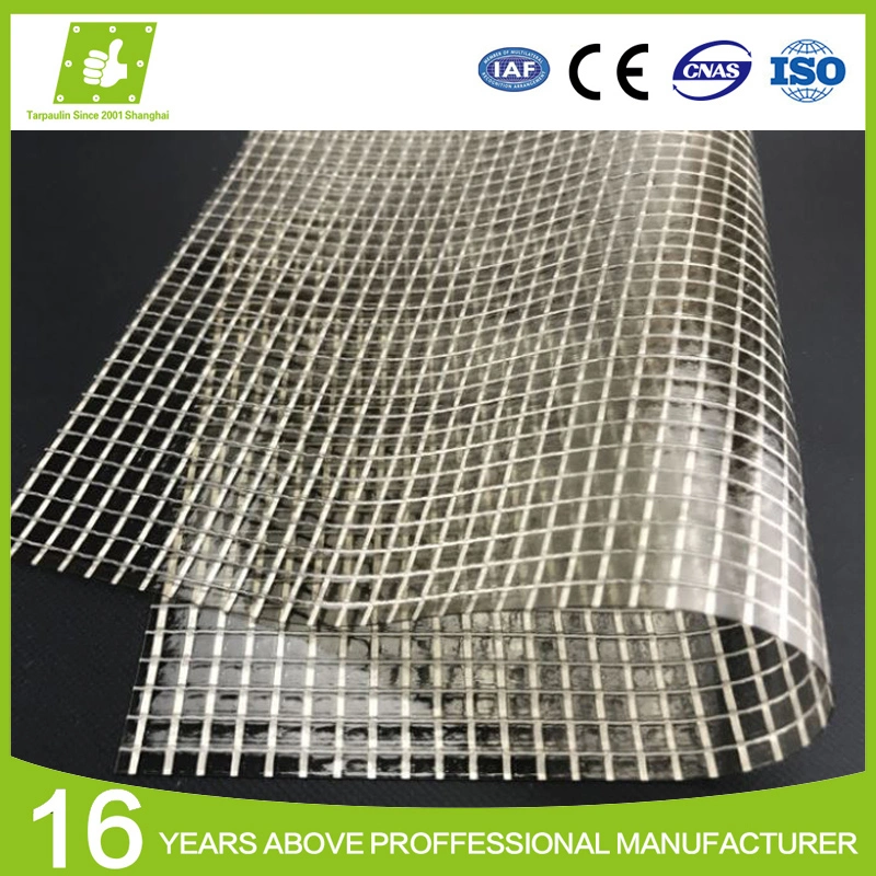 1000d PVC Coated Crystal Clear Transparent Plastic Tarpaulin Cover for Cover Window Door Tent