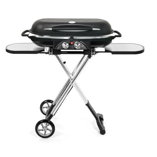Camping Trolley Barbecue Grill Outdoor Portable Foldable Electric Gas Grill Portable BBQ