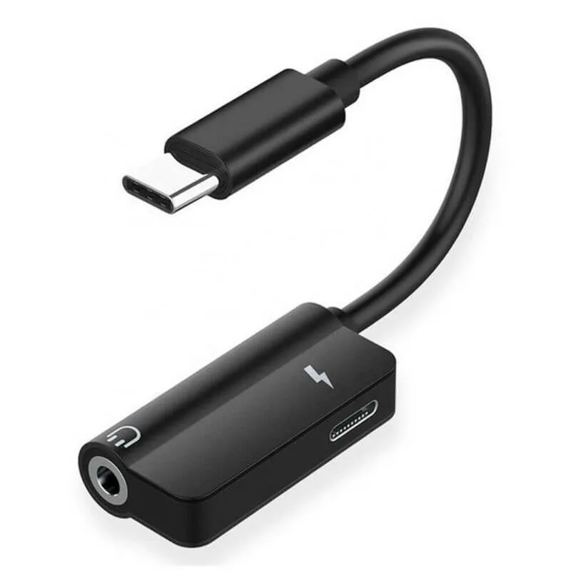 Adaptateur 2-en-1 ultime de type C vers écouteurs 3,5 mm pour les appareils Samsung.