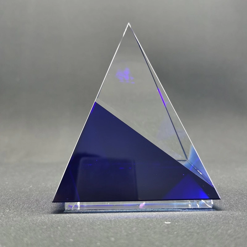 White Crystal Pyramid Paperweight Awards