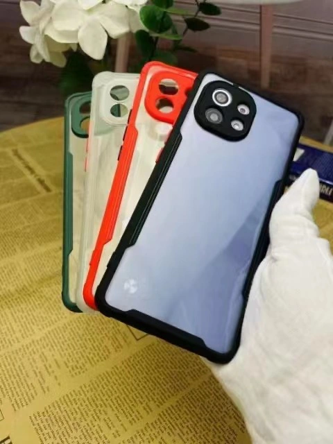 19 años de fabricación de caso 2 en 1 PC de TPU híbrido Fundas para teléfonos Clear Color Frame para iPhone 14 13 12 11 X Max xr 8 7 Plus Cover a prueba de golpes móvil Vaciado trasero