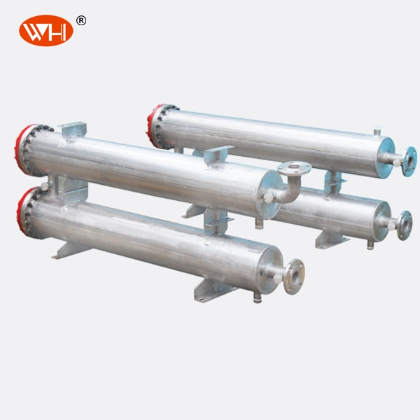 Steel Water Tube Heat Exchanger Industrial Refrigeration Parts 200kw Capacity