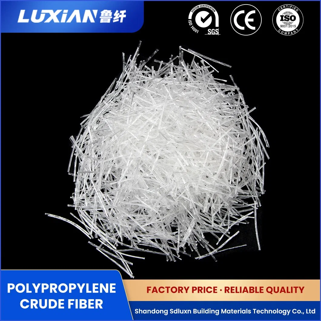 Sdluxn Decorative Building Material Fibers Free Sample PP Stranded Crude Fiber China Anti-Shrinkage Concrete Reinforcing Crude Fibers Suppliers