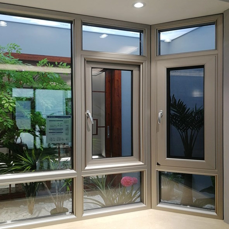 Modern Interior Anti-Typhoon Sliding Folding Aluminum Window Door Building Material