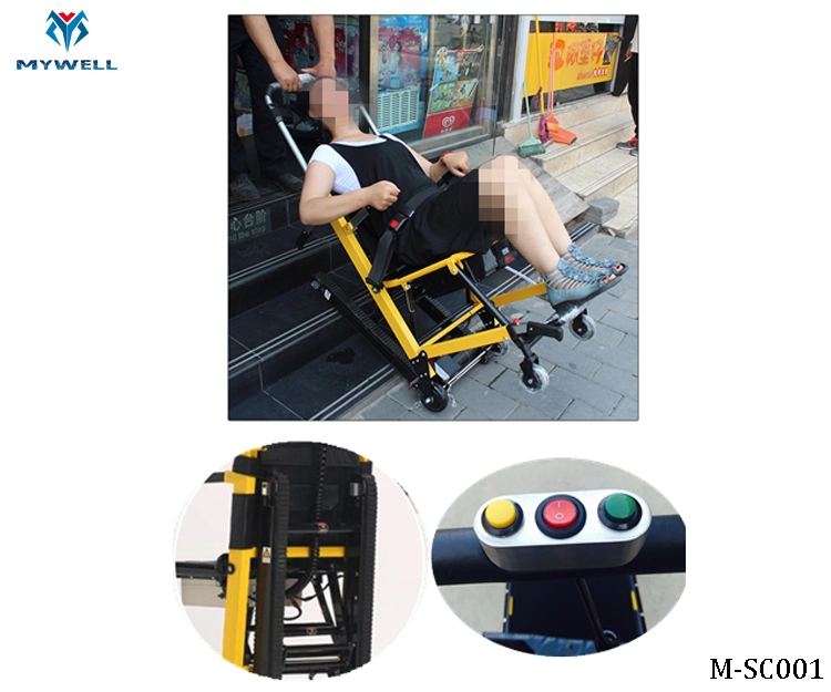 M-ESC001 Professional Ambulance Electric Stair Climbing Stretcher for Sell