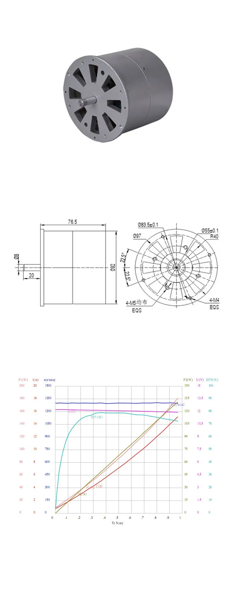 Long Life Time and Low Voltage BLDC Micro Motor for Digital Fan Heater