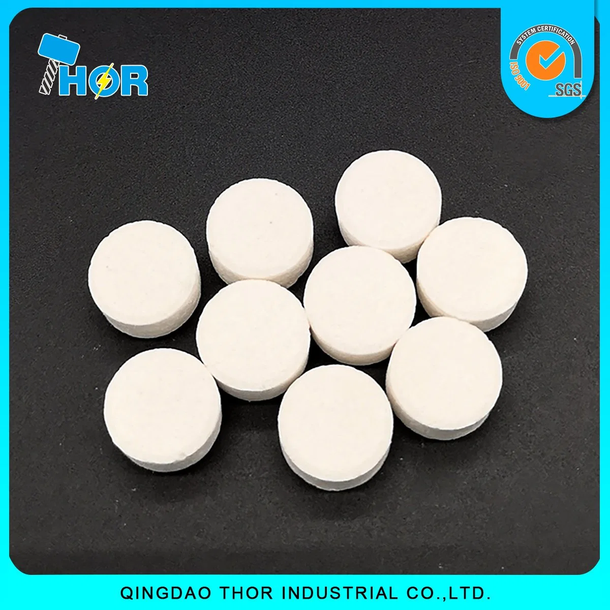 Factory Supply Swimming Pool Water Treatment Trichloroisocyanuric Acid Chlorine 1g Tablet TCCA.