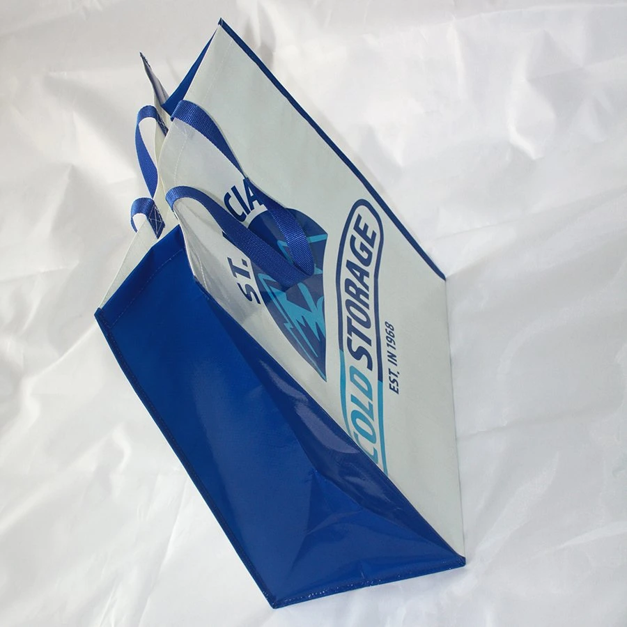 PP de gran tamaño Bolso Shopper tejido con laminado brillante