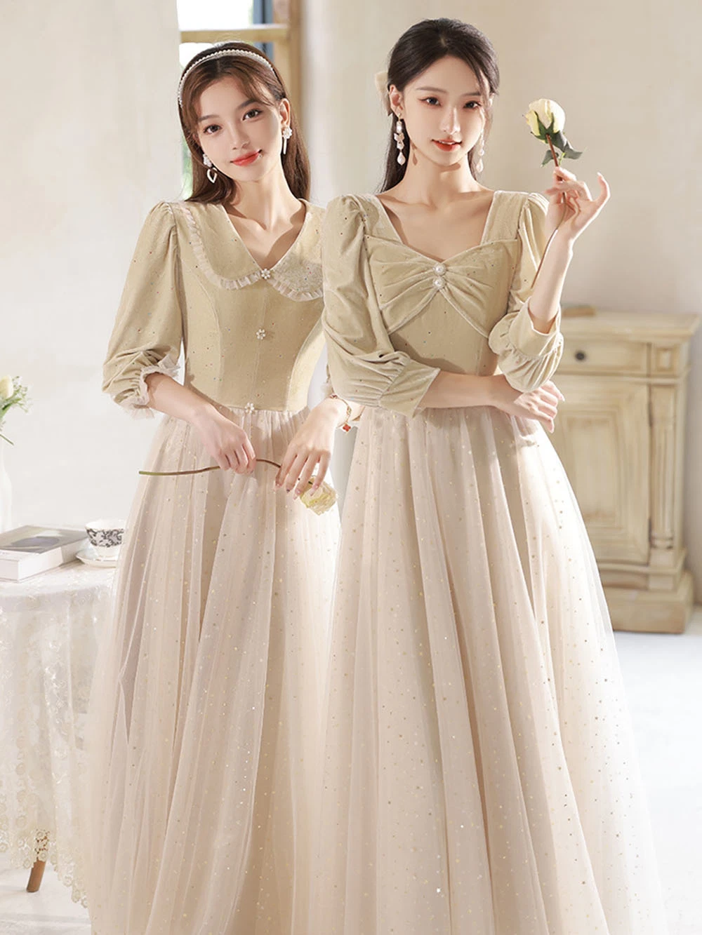 Hbd021 Bridesmaid Dress Sister Dress Bridesmaid Group Dress