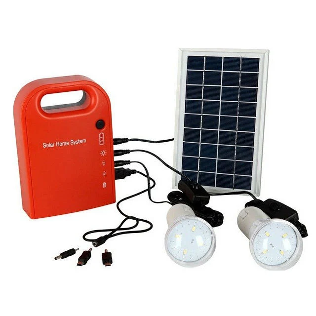 Portable Indoor Lighting Rechargeable Mini Solar Lighting System 3W with LED