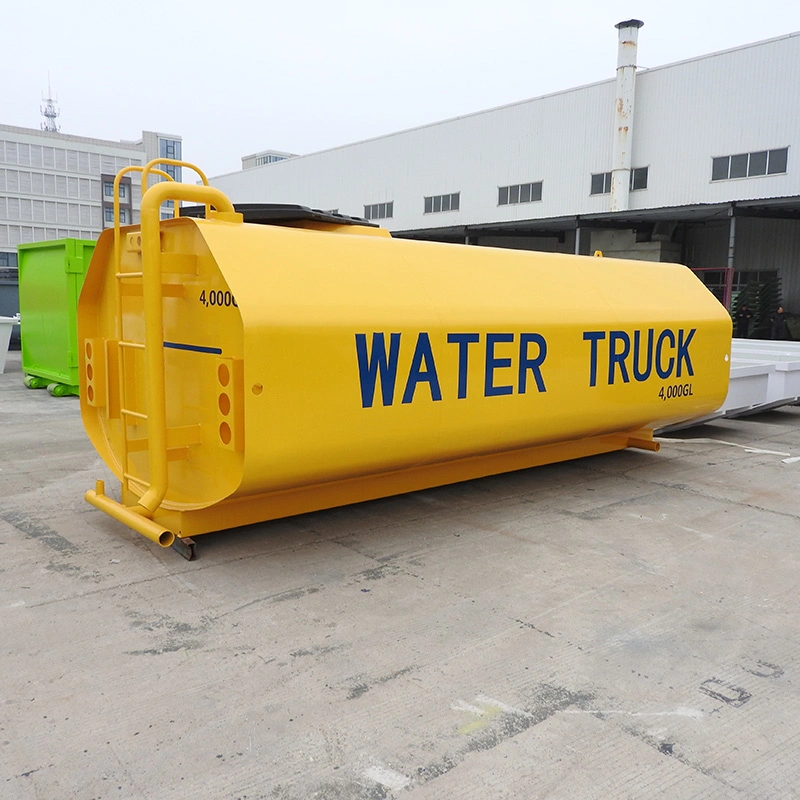 Contenedor de agua de alta capacidad montado en camión tanque de agua