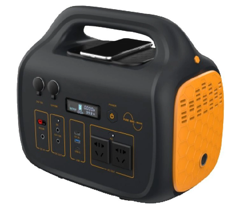 Station d'alimentation portable Explorer 300 Batterie au lithium de secours de 293 Wh Prise CA à onde sinusoïdale pure de 110 V/300 W pour le camping en plein air, les voyages, la chasse et les pannes de courant.