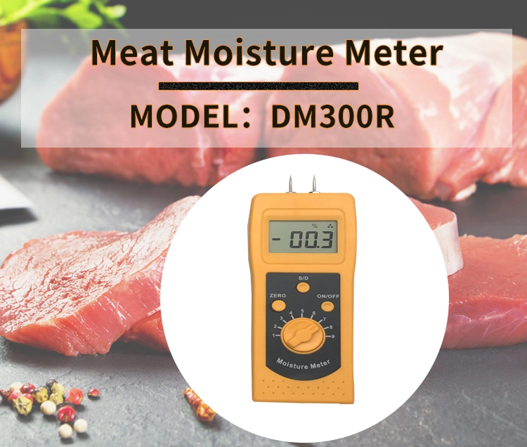 Dm300r digital portátil de medidor de humedad de la carne