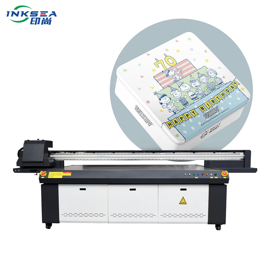 2513 Large UV Industrial Printer with Ricoh G5/G6 Head Cmyk+Wv Color for Sheet Metal Shell Plastic Ceramic Glass Exports to Many Countries UV Flatbed Printers