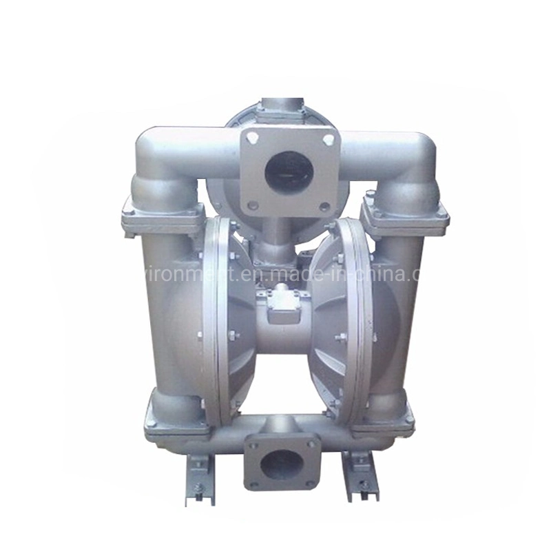 Qby Large Flow Stainless Steel Pneumatic Double Diaphragm Pump