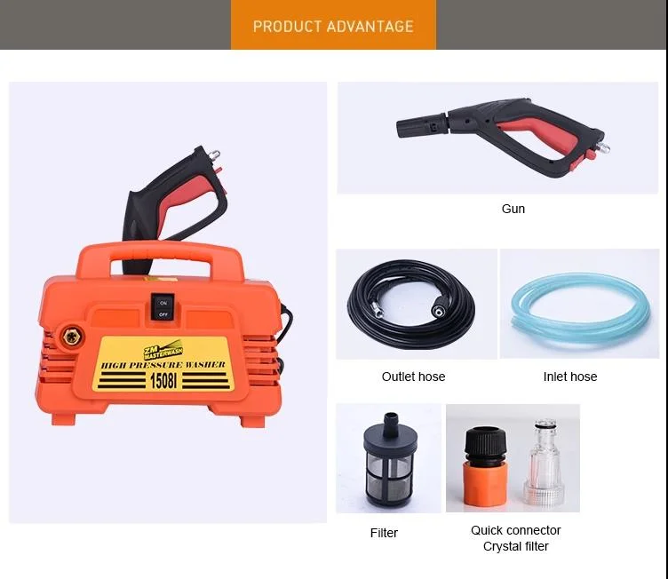 Promotion Induction Motor High Pressure Car Cleaning Equipment