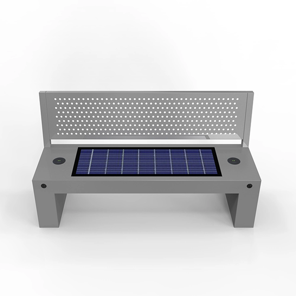 Meubles d'extérieur Banc solaire intelligent de jardin Chaise de rue