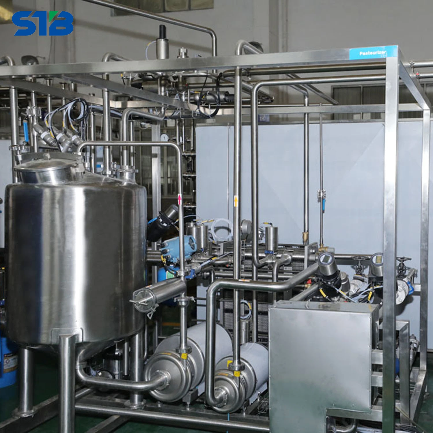 Small Scale 500L Pasteurized Milk Processing Line / Dairy Milk Production Machines