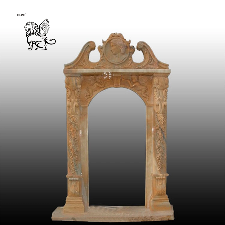 European Craft Carved Marble Doorpost Mdfy-13