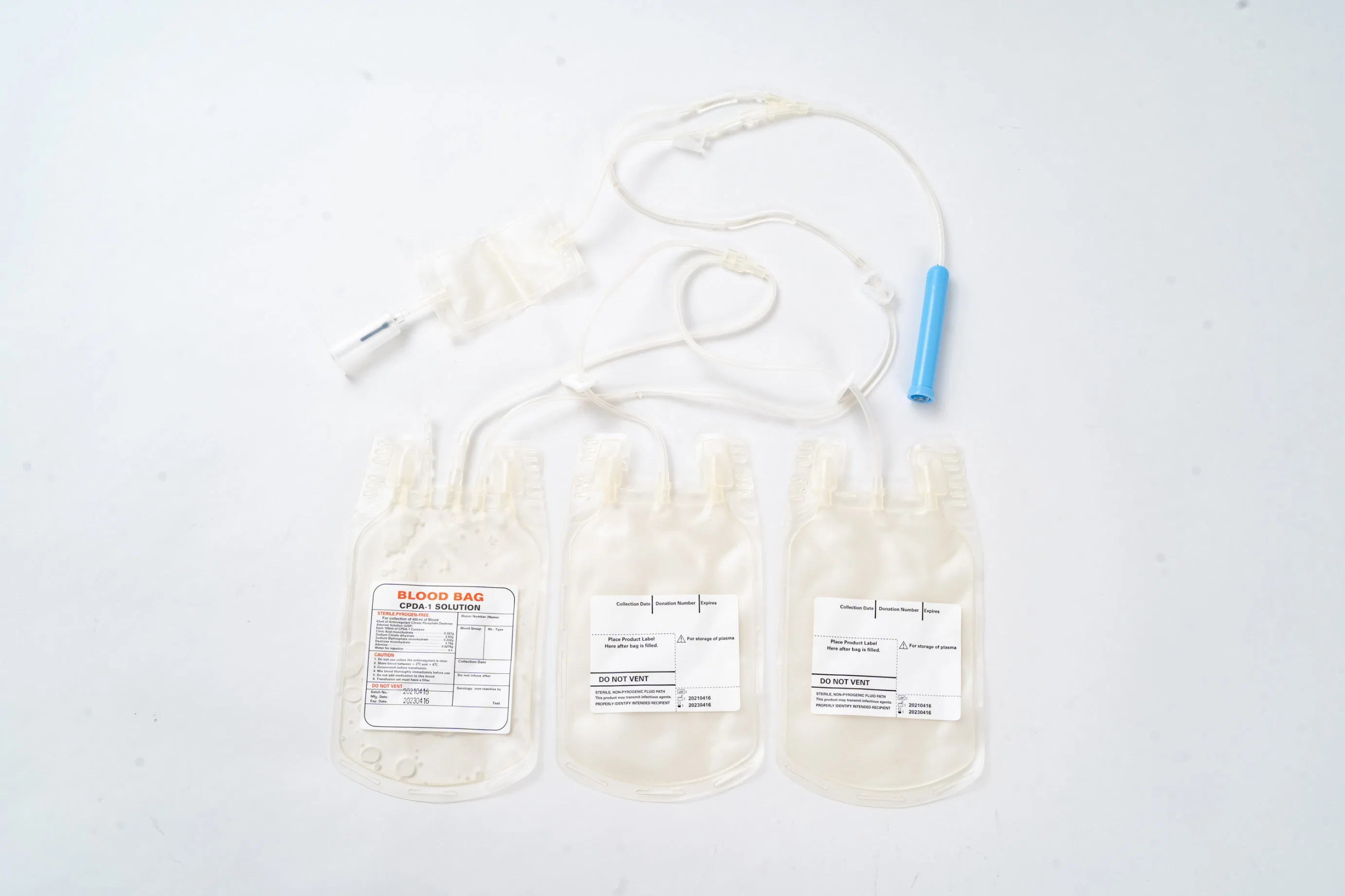 Disposable Medical Sterile Blood Bag for Blood Collection Single Blood Bag