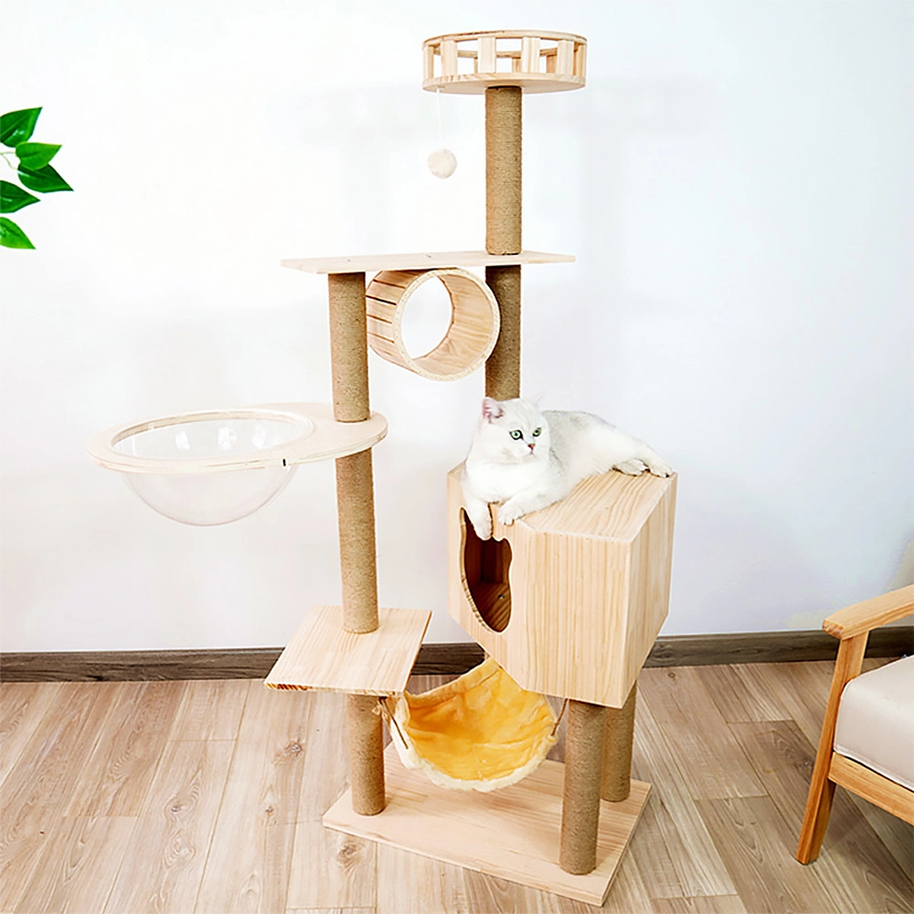 Nueva torre de los gatos de escalada Árbol árbol para gatos