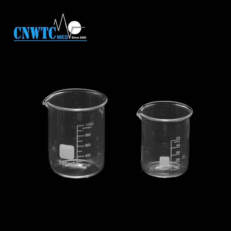 25ml 100ml 250ml 500ml 1000ml Wholesale/Supplier Glass Beakers Chemistry Glass Calibration Measuring Cylinder