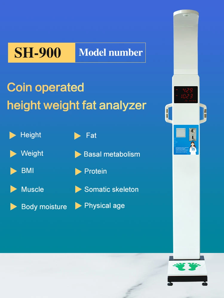 Balança Digital Smart Scale com BMI Mechanical Personal Hospital Use Medical Balança de pesagem