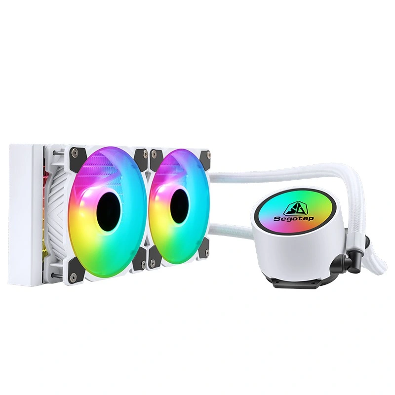 Laos-Vietnam-Myanmar-with The Fully Programmable Display Water Pump White CPU Liquid Water Cooler