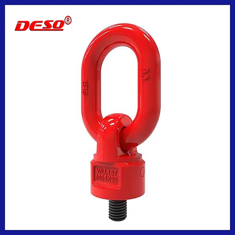 Rigging Hardware Rotating Lifting Screw Point / G80 Swivel Eye Bolt Hoist Ring