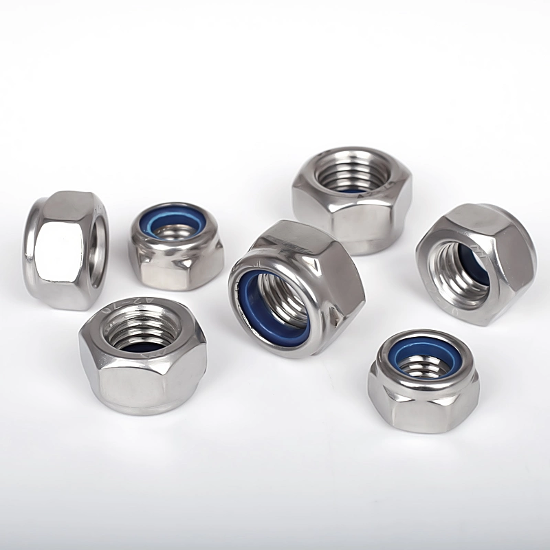 201 304 316 Stainless Steel Hex Flange Wing Rivet Hexagon Lock Insert Cap Square Eye Coupling Knurls Cap Round Nut